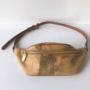 Alviero Martini 1A Classe Map Fanny Pack.